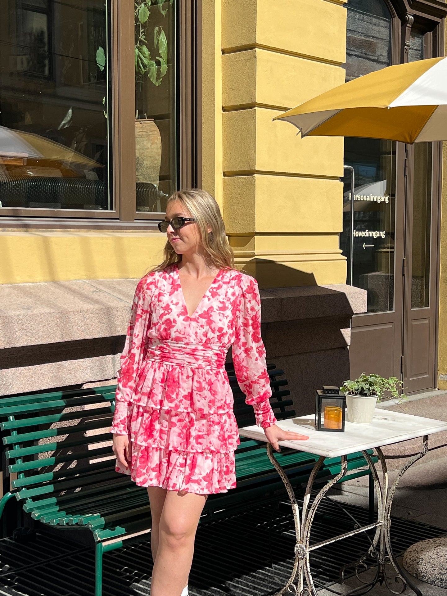 PGMONICA Short Dress - Rosa